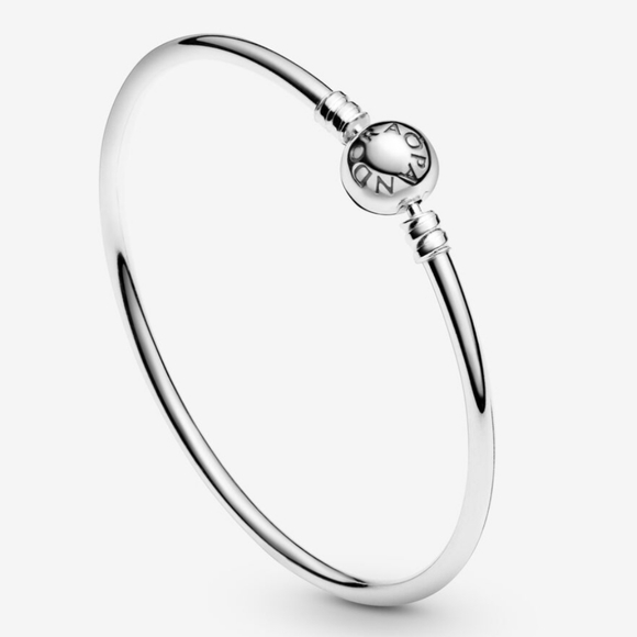 Pandora Moments Sterling Bangle Bracelet - Picture 3 of 8